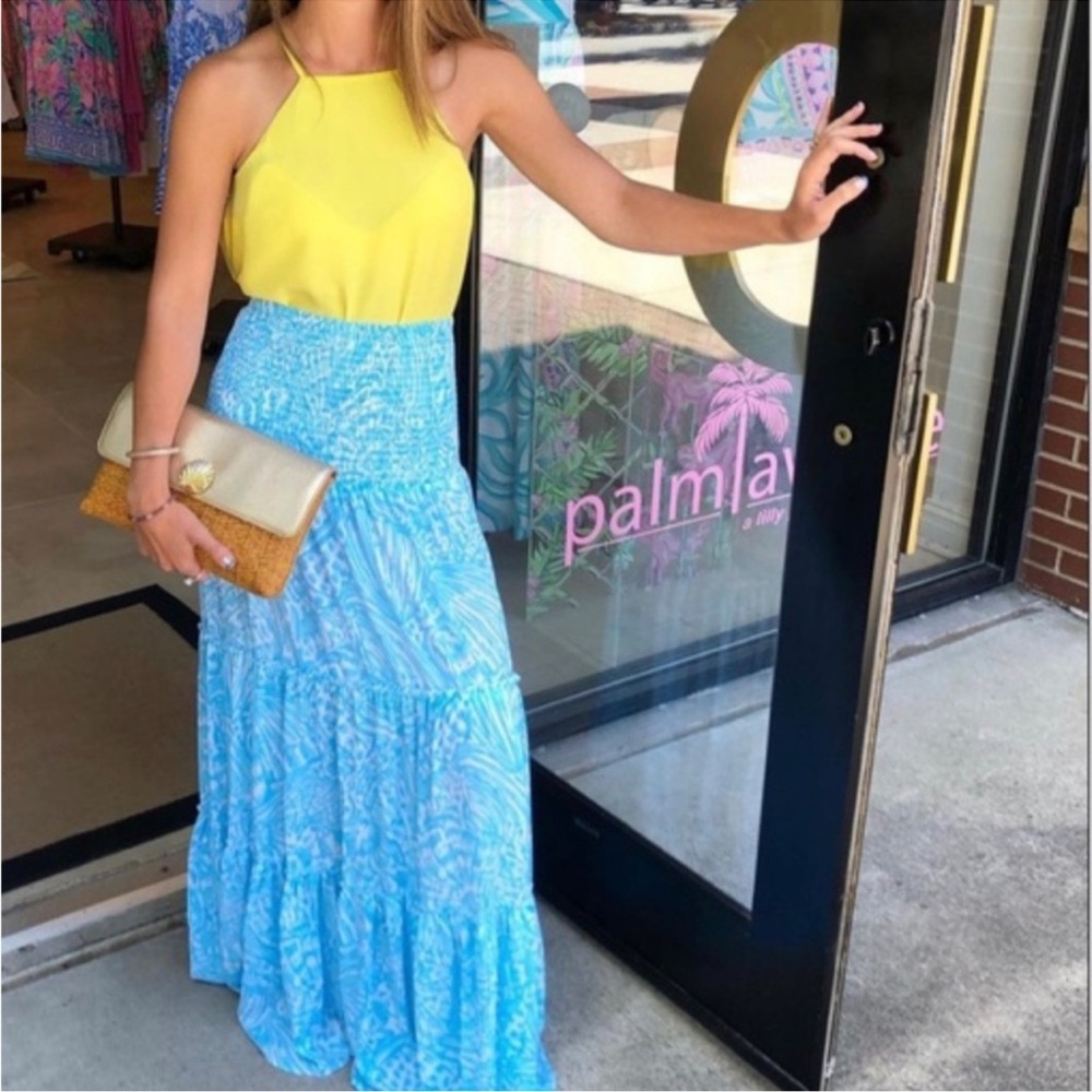 Lilly Pulitzer Hanalei Maxi Skirt, size large.